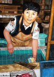 市場豆腐店奥さん
