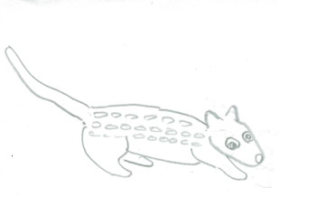 jakouneko じゃこうねこの絵